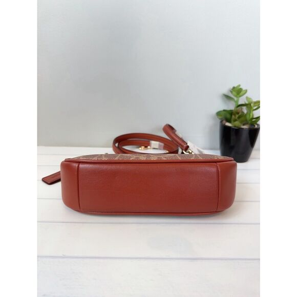 NWT Coach CW321 Teri MINI Signature Canvas Crossbody Bag With Rexy Sticker Print - Picture 5 of 6